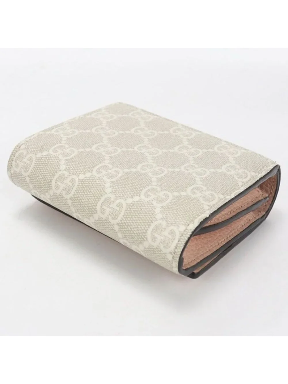 Gucci Compact Wallet Double Bifold GG Supreme